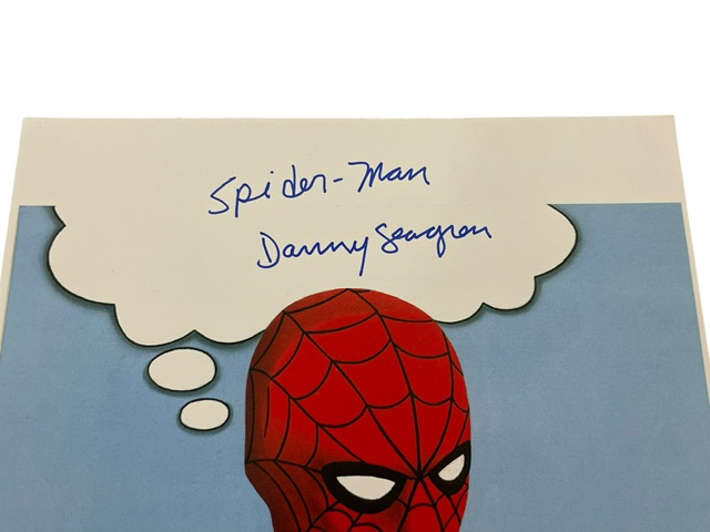 Spider-Man Signed 11x17 Poster Signed Danny Seagren JSA Certified - Image 2