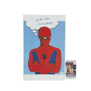 Spider-Man Signed 11x17 Poster Signed Danny Seagren JSA Certified