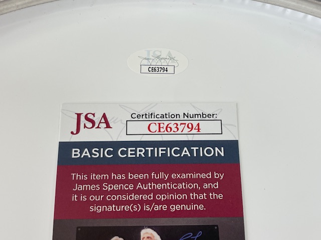 Danny Carey (Tool) Signed 14” Tom Tom Drumhead JSA Certified - Image 2