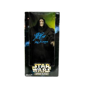 Star Wars Emperor Signed 12" Action Figure Clive Revill Empire Strikes Back