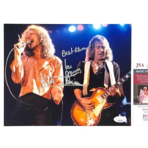 Foreigner Rare Signed 8x10 Photo Signed by Lou Gramm & Mick Jones