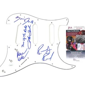 Autograph the Band Signed Guitar Pick-guard Autographed All JSA