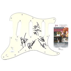 Bang Tango Signed Guitar Pick-guard Autographed All 4 Members JSA