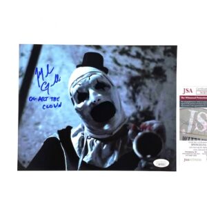 Art The Clown Signed 8x10 Photo Mike Giannelli All Hallows' Eve Terrifier