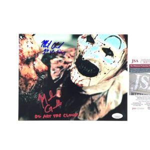 Terrifier Mike Giannelli & Mike Chmiel Dual-Signed 8x10 Photo Art the Clown