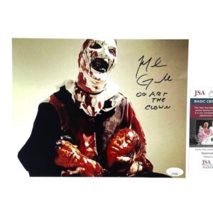 Art The Clown Signed 8x10 Photo Mike Giannelli All Hallows' Eve Terrifier