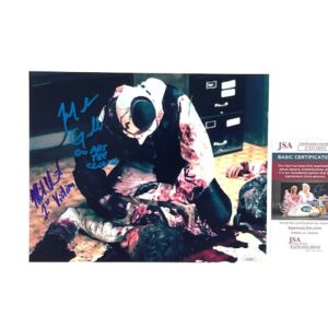 Terrifier Mike Giannelli & Mike Chmiel Dual-Signed 8x10 Photo Art the Clown