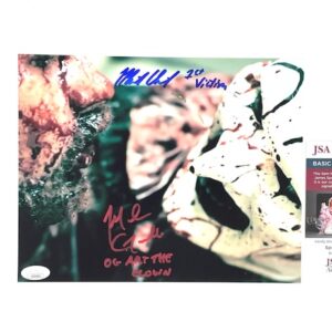 Terrifier Mike Giannelli & Mike Chmiel Dual-Signed 8x10 Photo Art the Clown