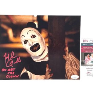 Art The Clown Signed 8x10 Photo Mike Giannelli All Hallows' Eve Terrifier The 9th Circle