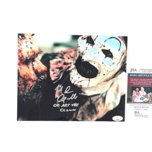 Art The Clown Signed 8x10 Photo Mike Giannelli All Hallows' Eve Terrifier Short 2011