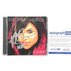 Kristinia DeBarge Autographed Exposed CD - Certified by ACOA