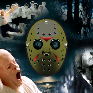 Caleb Gus and Spencer Stump Autographed Custom 8x10 Photo – Presale Young Jason Voorhees Friday The 13th