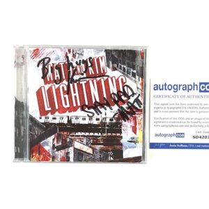 Matt and Kim Band Signed CD Lightning Matt Johnson Kim Schifino
