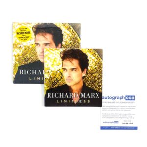 Richard Marx Signed Limitless Booklet w/ Factory Sealed CD ACOA
