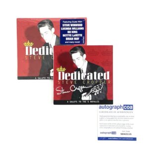 Steve Cropper Hand Signed Dedicated CD Booker T & The M.G.’s