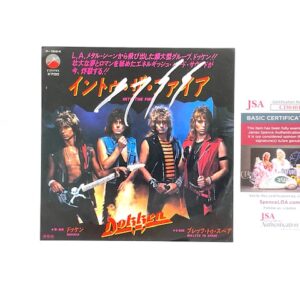 George Lynch Dokken Autographed Into the Fire Japanese 7” Vinyl