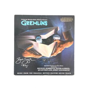 Gremlins Signed Promo Soundtrack Vinyl Zach Galligan Beckett