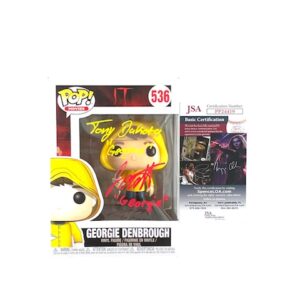 Georgie Funko Pop Signed Tony Dakota & Jackson Robert Scott JSA