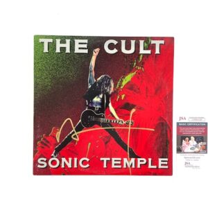 The Cult – Sonic Temple Signed Record Cover Signed by Ian Astbury