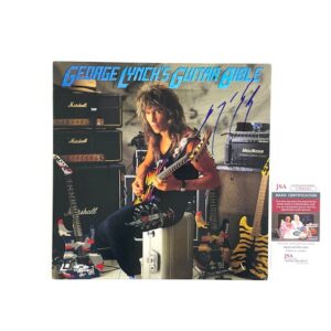 George Lynch of Dokken - Lynch Mob Signed Guitar Bible Laserdisc