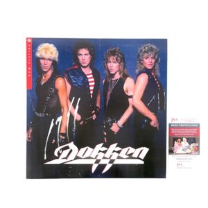 Dokken Autographed Greatest Hits Now Playing Vinyl Record JSA