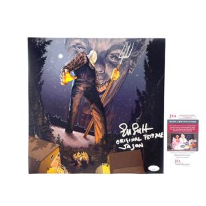 Ellen Lutter Signed Friday the 13th Part 2 12x12 Poster Jason Voorhees