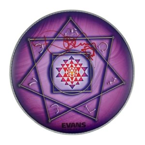 Danny Carey (Tool) Signed 14” Tom Tom Drumhead JSA Certified