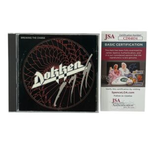 Dokken Signed Breaking the Chains CD – George Lynch JSA Certified