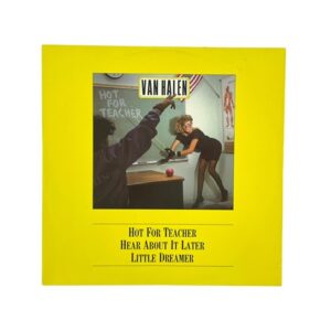 Van Halen Hot For Teacher 12” Vinyl Record Eddie Alex David Lee Roth Michael