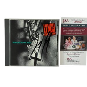 Lynch Mob Signed Tangled in the Web 1 Track Promo CD George Lynch
