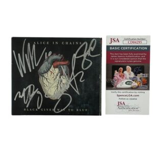 Alice In Chains Signed Black Gives Way to Blue CD Jerry Cantrell