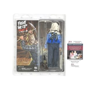 Friday the 13th Part 2 Ellen Lutter Signed Jason NECA Reel Toys Action Figure