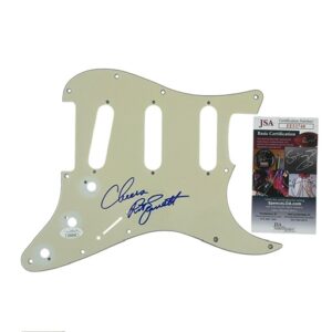 Rik Emmett Rare Signed Guitar Pickguard Triumph JSA Authenticated
