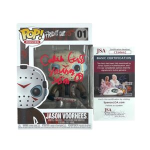 Caleb Guss Signed Jason Voorhees Funko Pop Friday the 13th 2009