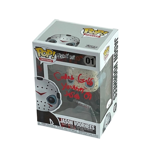 Caleb Guss Signed Jason Voorhees Funko Pop Friday the 13th 2009 - Image 3