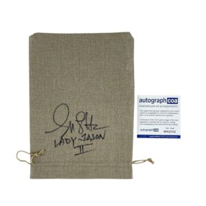 Friday the 13th Part 2 Jason Voorhees Ellen Lutter Signed Prop Replica Sack Head Mask