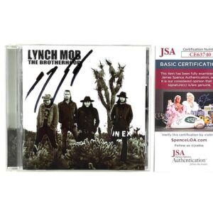 Lynch Mob Signed The Brotherhood CD George Lynch JSA Certified