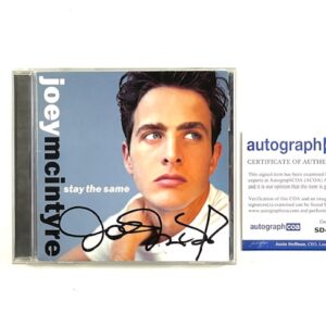 Joey McIntyre Autographed Stay the Same CD New Kids On The Block