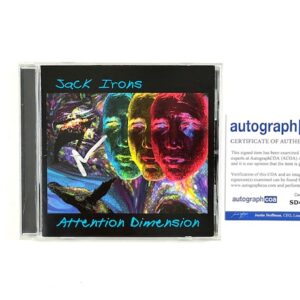 Jack Irons – Signed Attention Dimension CD Pearl Jam Red Hot Chili Peppers