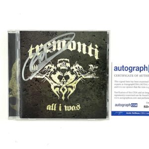 Mark Tremonti Creed Alter Bridge Autographed All I Was CD ACOA