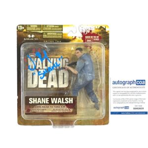 Jon Bernthal Signed Shane Walsh Walking Dead Series 1 Action Figure