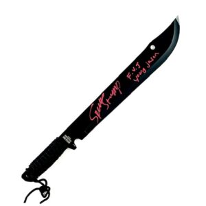 Spencer Stump Signed Jason Voorhees 21” Machete Freddy Vs. Jason