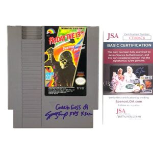 Friday the 13th Signed Nintendo Game – Spencer Stump & Caleb Guss