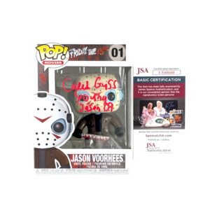 Caleb Guss Signed Jason Voorhees Funko Pop Friday the 13th 2009