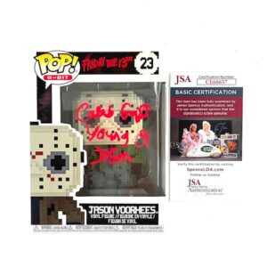 Caleb Guss Signed Jason Voorhees 8-Bit Funko Pop Friday the 13th