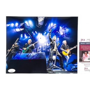 Bad Company Band Signed 8x10 Photo – Paul Rodgers Simon Kirke Howard Leese