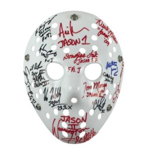 Jason Voorhees Signed Prop Mask By 15 Jasons Friday The 13th JSA