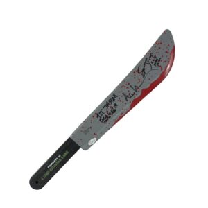 Jason Voorhees Signed Prop Machete Ari Lehman Spencer Stump Caleb Guss