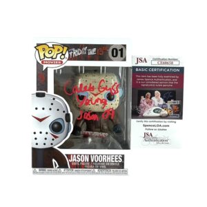 Caleb Guss Signed Jason Voorhees Funko Pop Friday the 13th 2009