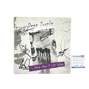 Deep Purple Signed Now What? Live Tapes Limited Edition Vinyl Album ACOA